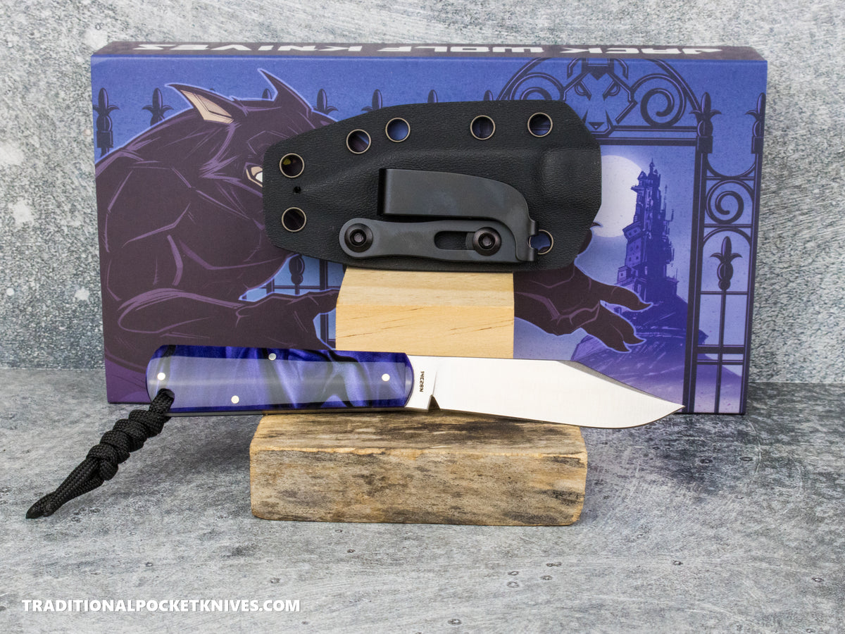 Jack Wolf Knives Gateway FIXedc Kirinite Purple Wave