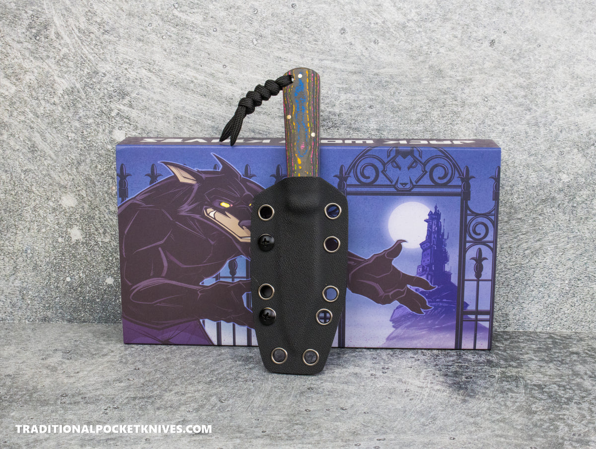 Jack Wolf Knives Gateway FIXedc CamoCarbon 80's