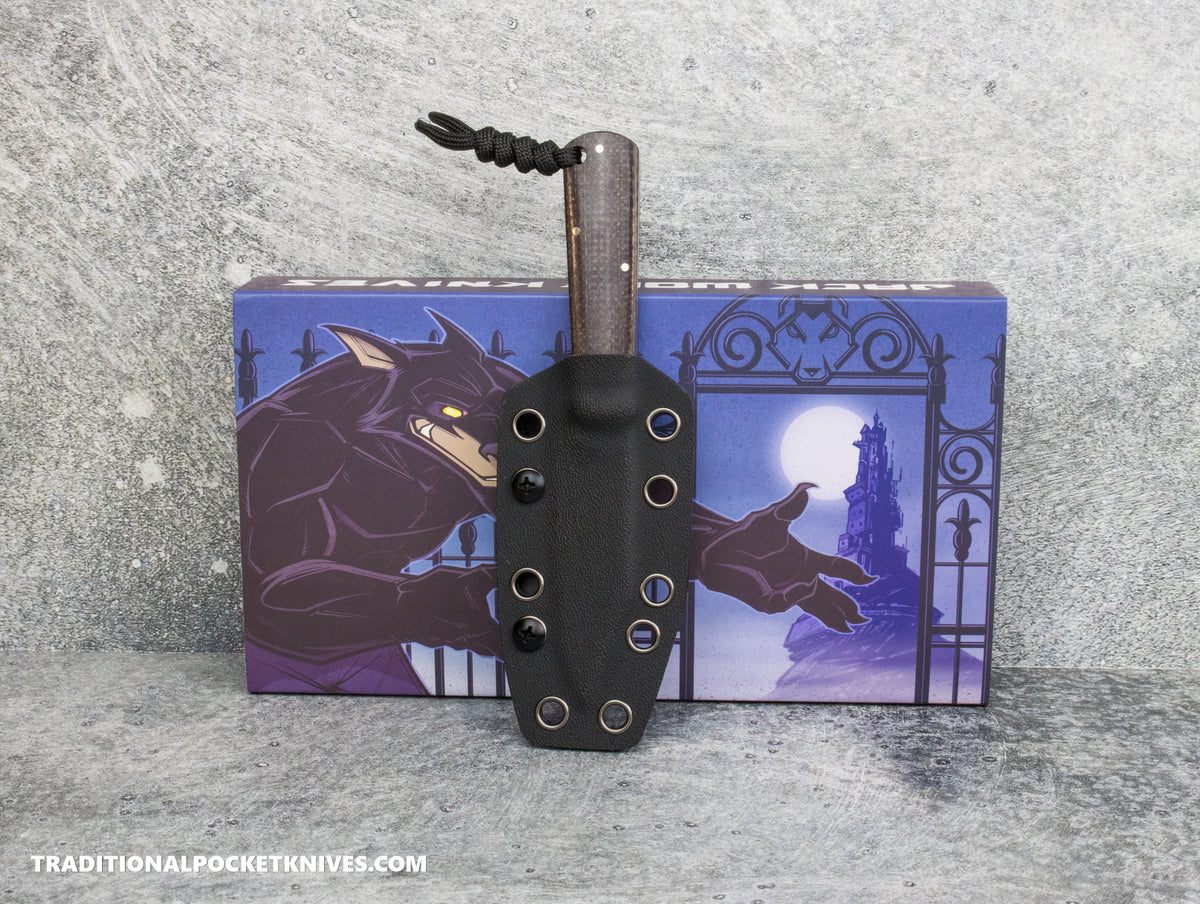 Jack Wolf Knives Gateway FIXedc Vibe Jute Bison