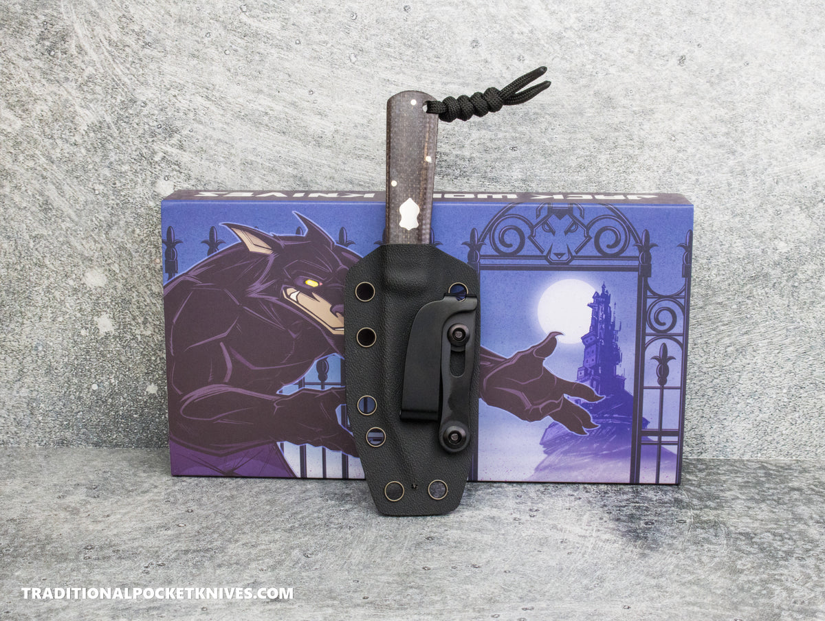 Jack Wolf Knives Gateway FIXedc Vibe Jute Bison