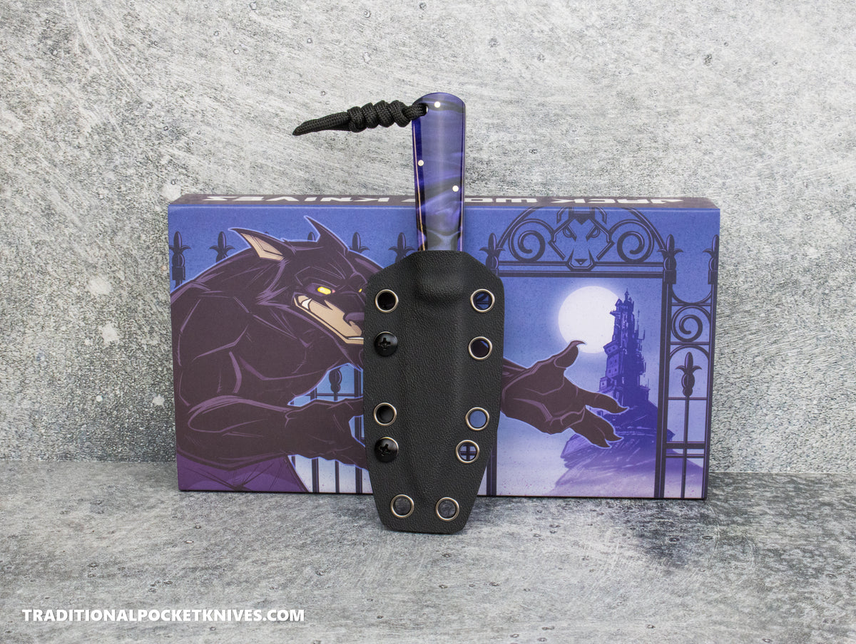 Jack Wolf Knives Gateway FIXedc Kirinite Purple Wave