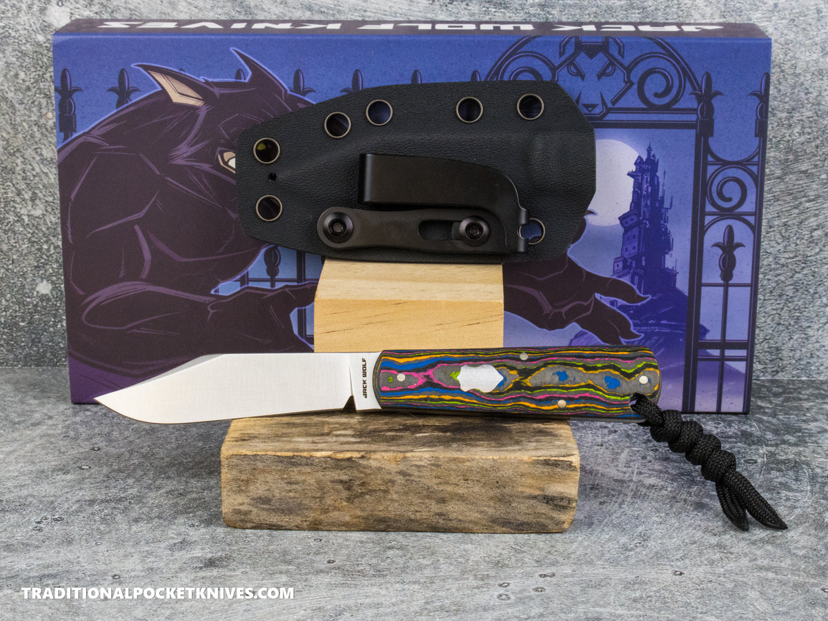 Jack Wolf Knives Gateway FIXedc CamoCarbon 80's