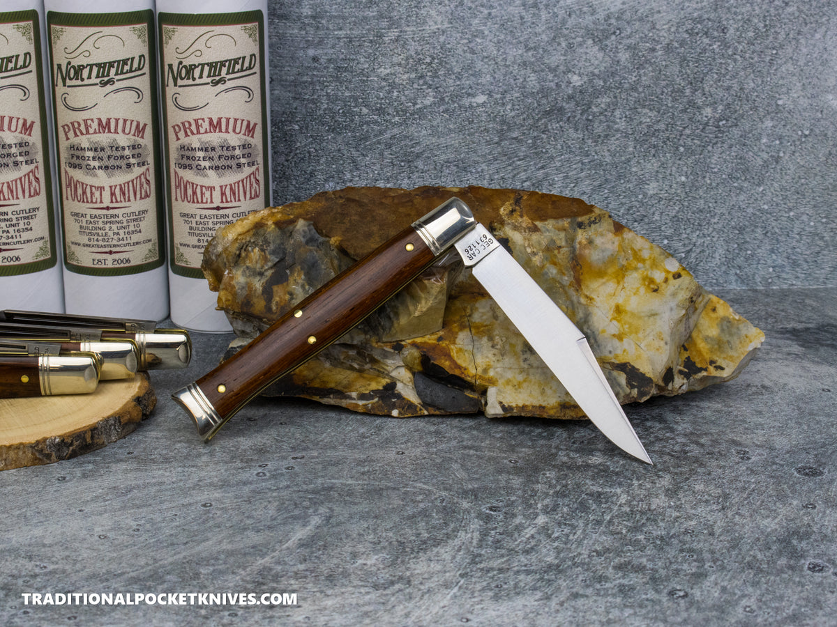 Great Eastern Cutlery #631126 Northfield UNXLD Fish Tail Cocobolo Wood *Satin*