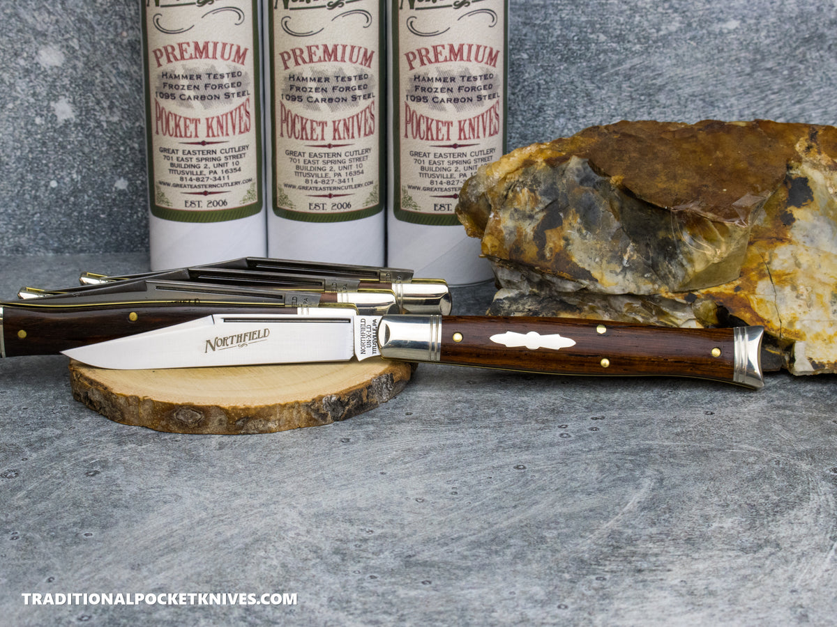 Great Eastern Cutlery #631126 Northfield UNXLD Fish Tail Cocobolo Wood *Satin*