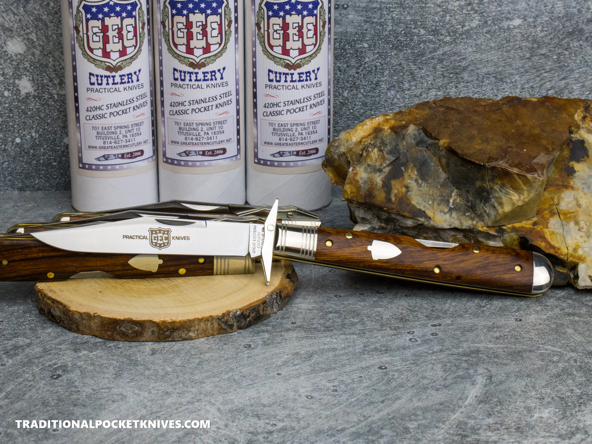 Great Eastern Cutlery #641126SS LB SG Babylon Hill Special Desert Ironwood