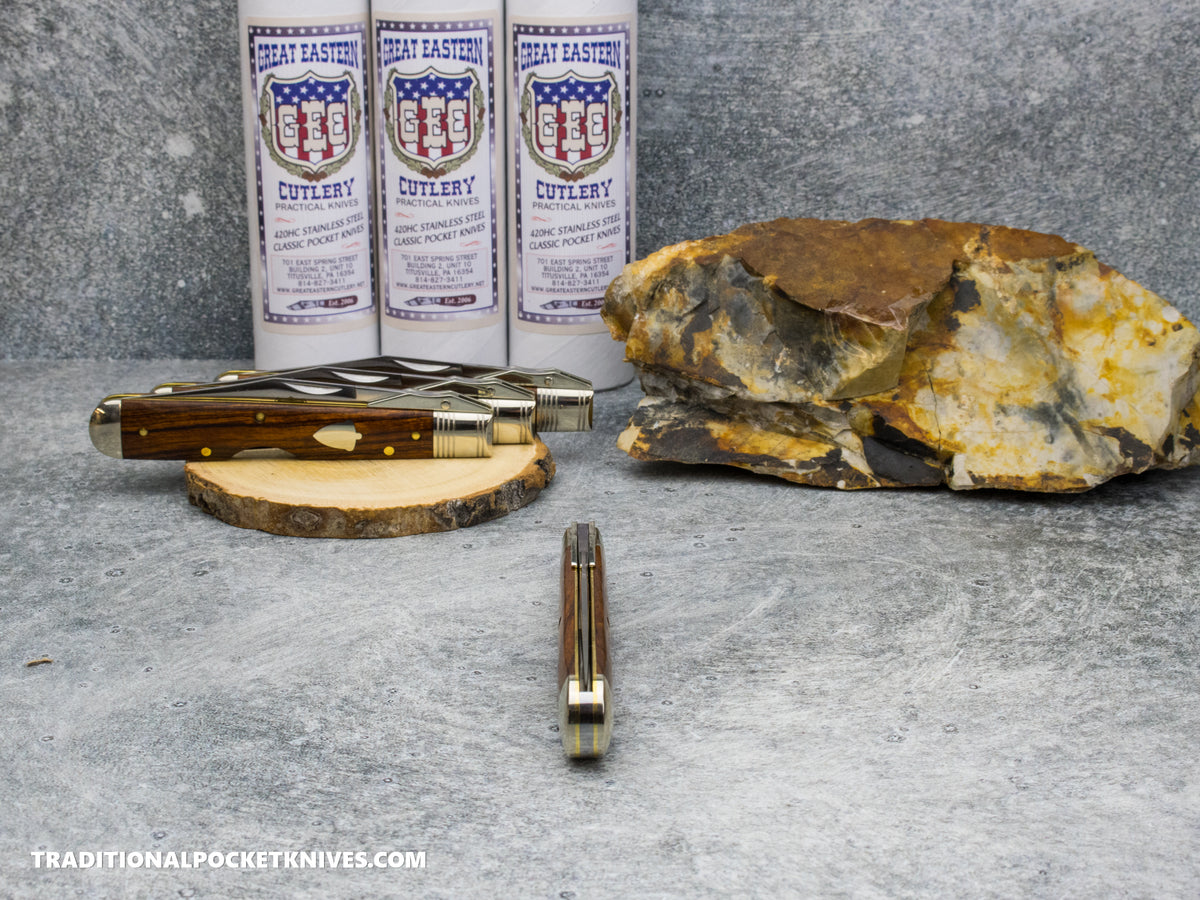 Great Eastern Cutlery #641126SS LB SG Babylon Hill Special Desert Ironwood
