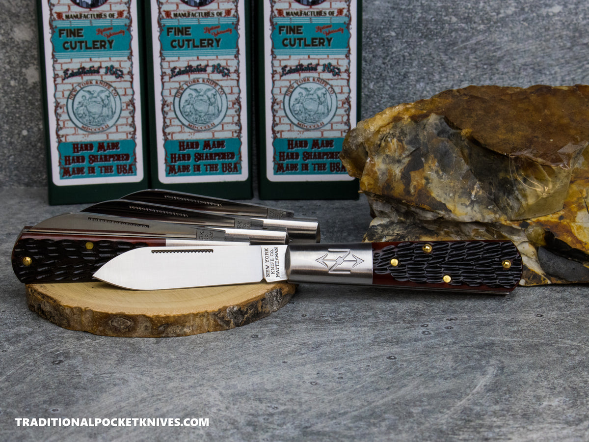 Cooper Cutlery New York Knife Co. Barlow Red Jigged Bone (M 1506 RJB)