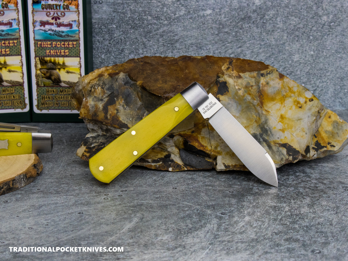 Cooper Cutlery Beaver Falls Cutlery Co. Yellow Smooth Camel Bone Jack (YSCB)