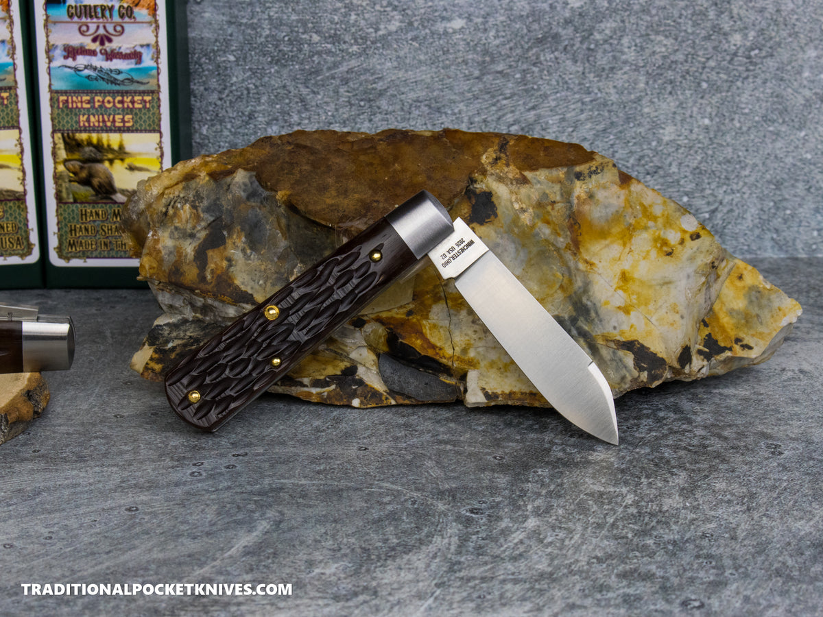 Cooper Cutlery Beaver Falls Cutlery Co. Brown Jigged Bone Jack (BRJB)