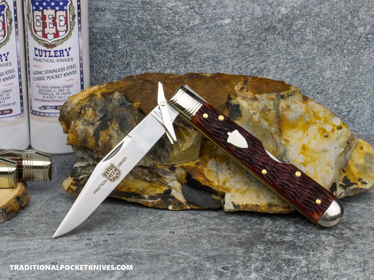 Great Eastern Cutlery #641126SS LB SG Babylon Hill Special Kraisin Jigged Bone