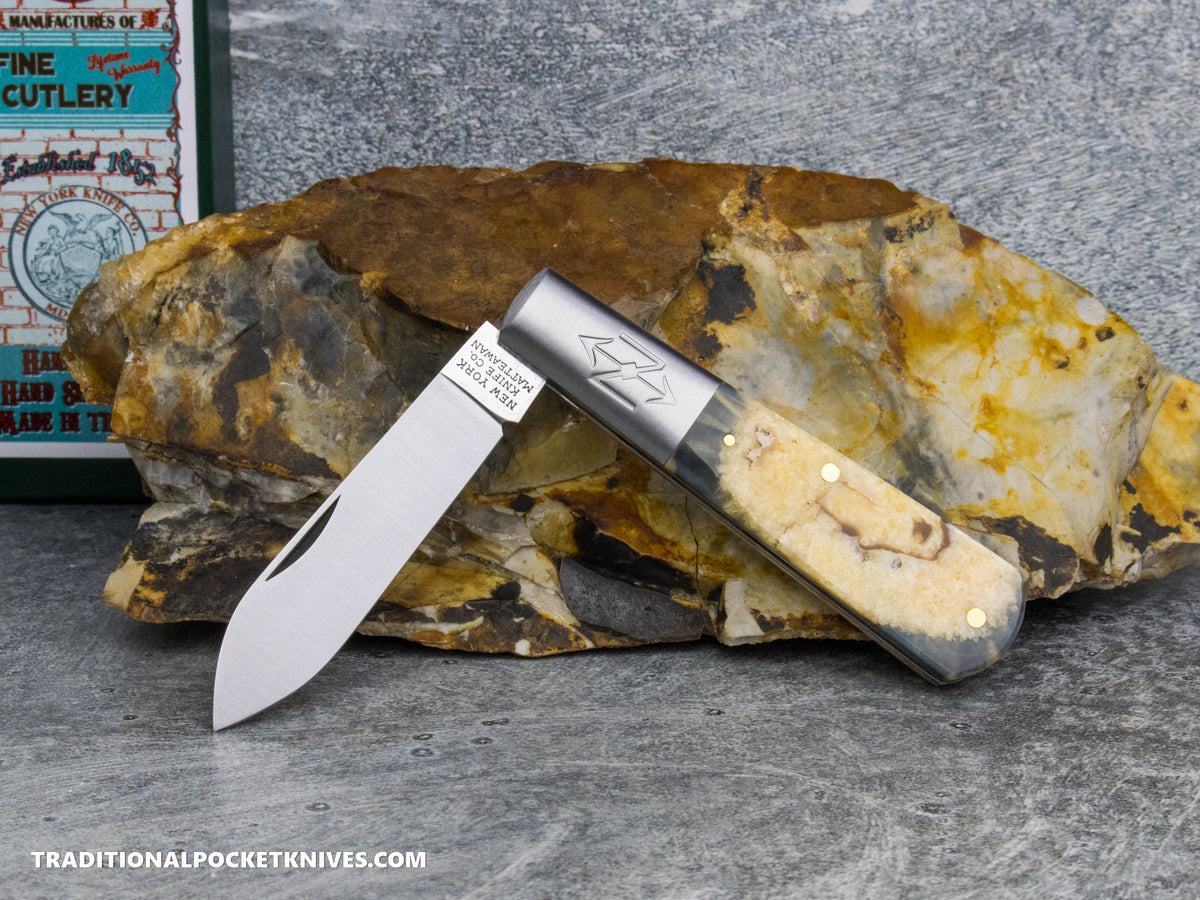 Cooper Cutlery New York Knife Co. Barlow Fossilized Ring Mammoth (M1506 FRM) #2