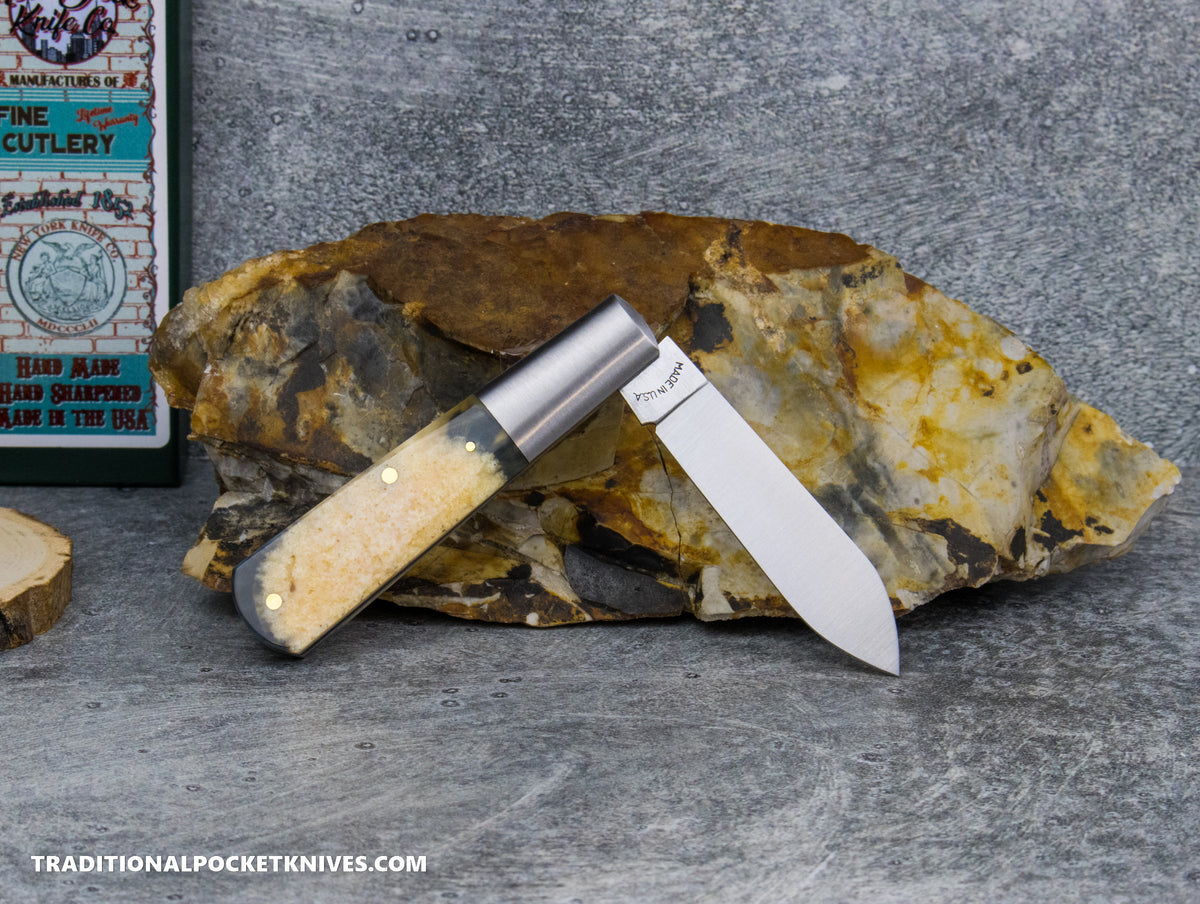 Cooper Cutlery New York Knife Co. Barlow Fossilized Ring Mammoth (M1506 FRM) #1