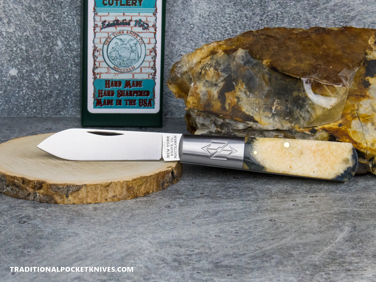 Cooper Cutlery New York Knife Co. Barlow Fossilized Ring Mammoth (M1506 FRM) #1