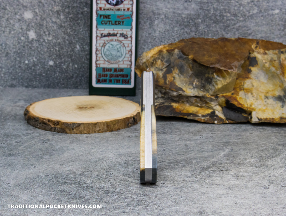 Cooper Cutlery New York Knife Co. Barlow Fossilized Ring Mammoth (M1506 FRM) #1