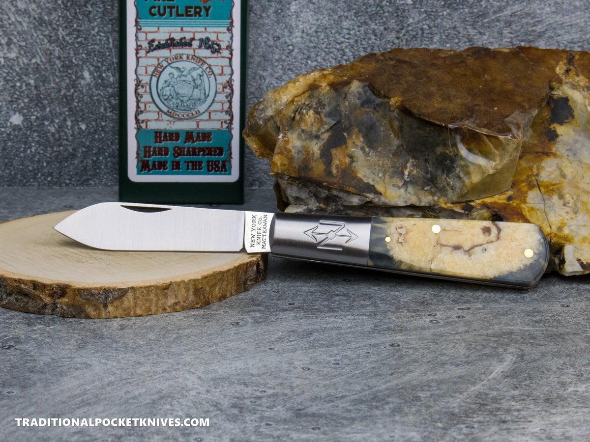 Cooper Cutlery New York Knife Co. Barlow Fossilized Ring Mammoth (M1506 FRM) #2
