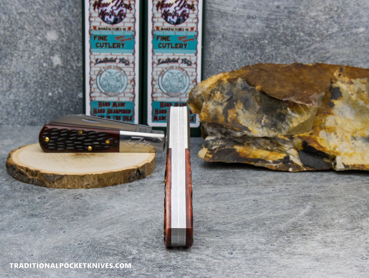 Cooper Cutlery New York Knife Co. Barlow Red Jigged Bone (M2506 RJB)