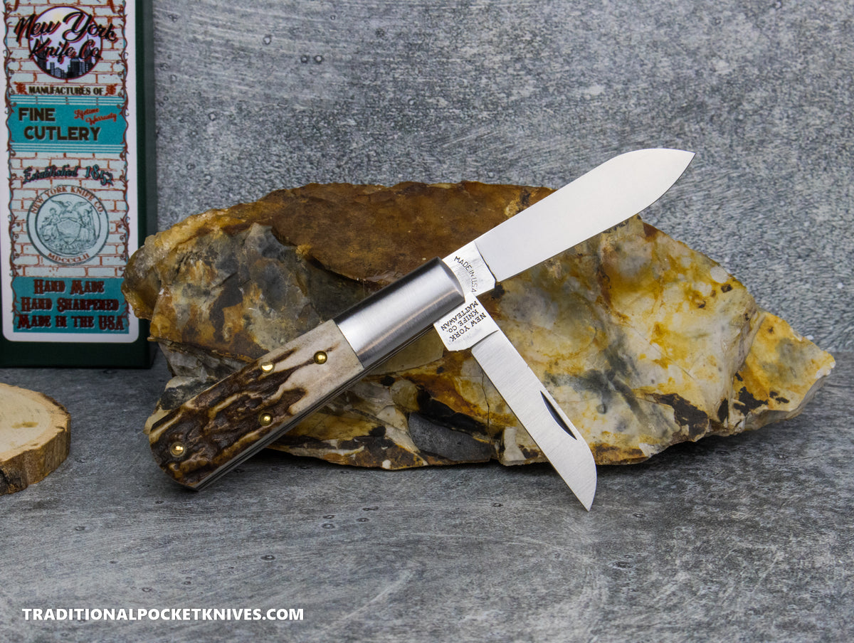 Cooper Cutlery New York Knife Co. Barlow Stag (M2506 S) #1