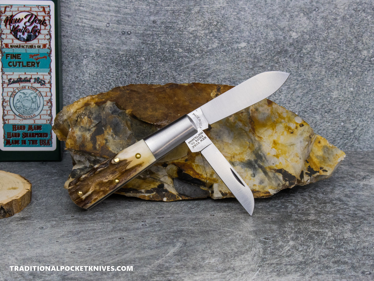 Cooper Cutlery New York Knife Co. Barlow Stag (M2506 S) #3