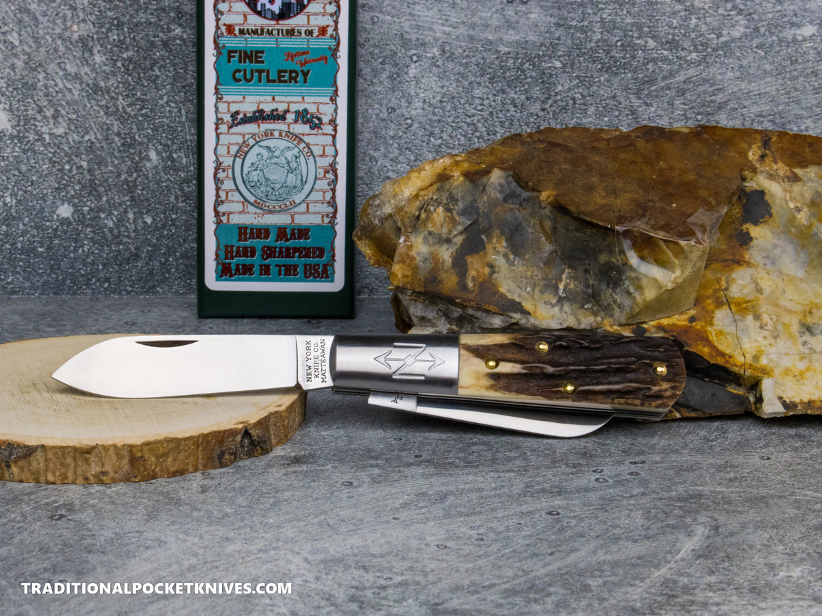 Cooper Cutlery New York Knife Co. Barlow Stag (M2506 S) #3