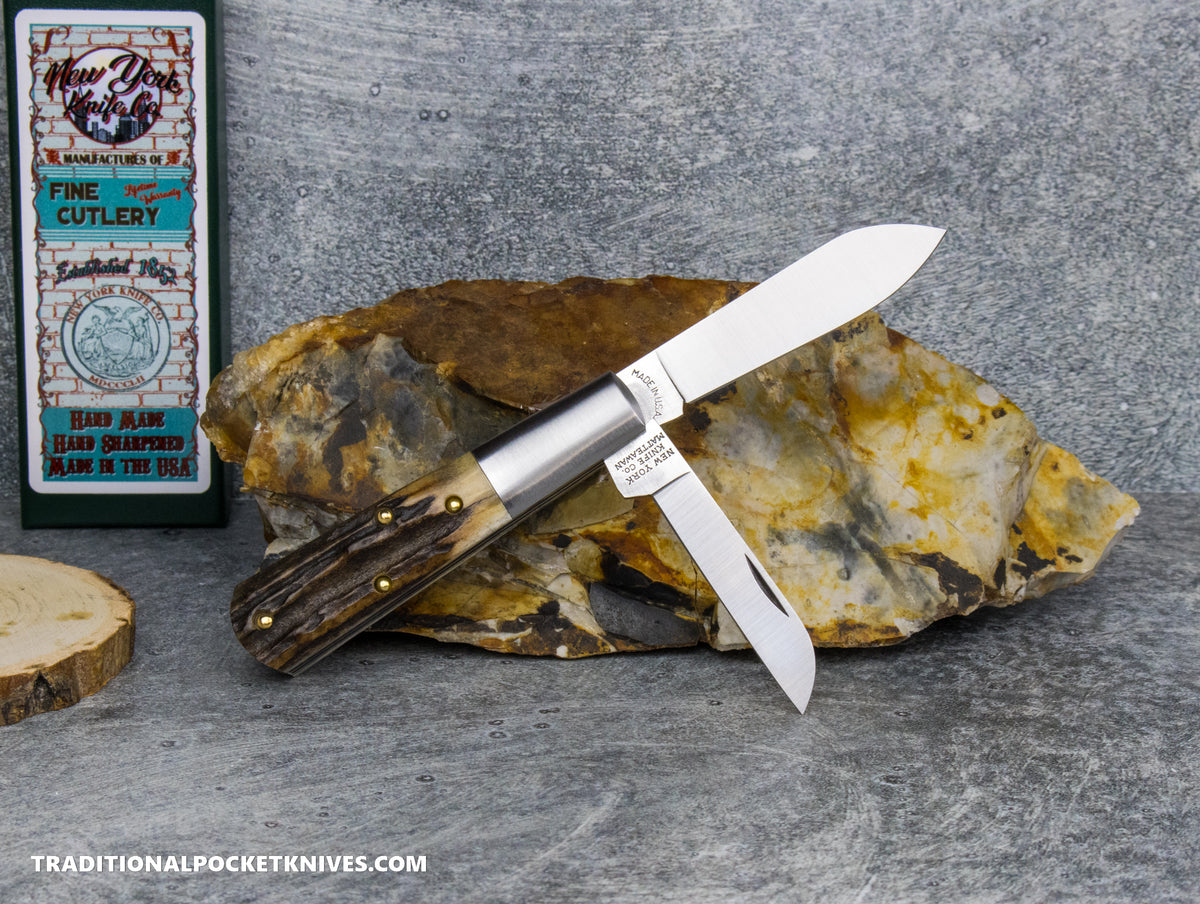 Cooper Cutlery New York Knife Co. Barlow Stag (M2506 S) #4