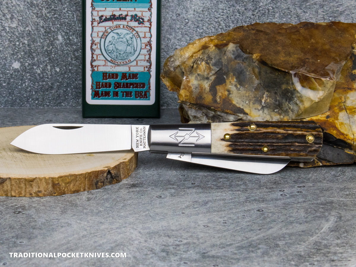 Cooper Cutlery New York Knife Co. Barlow Stag (M2506 S) #4