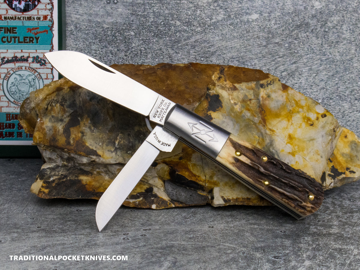 Cooper Cutlery New York Knife Co. Barlow Stag (M2506 S) #3