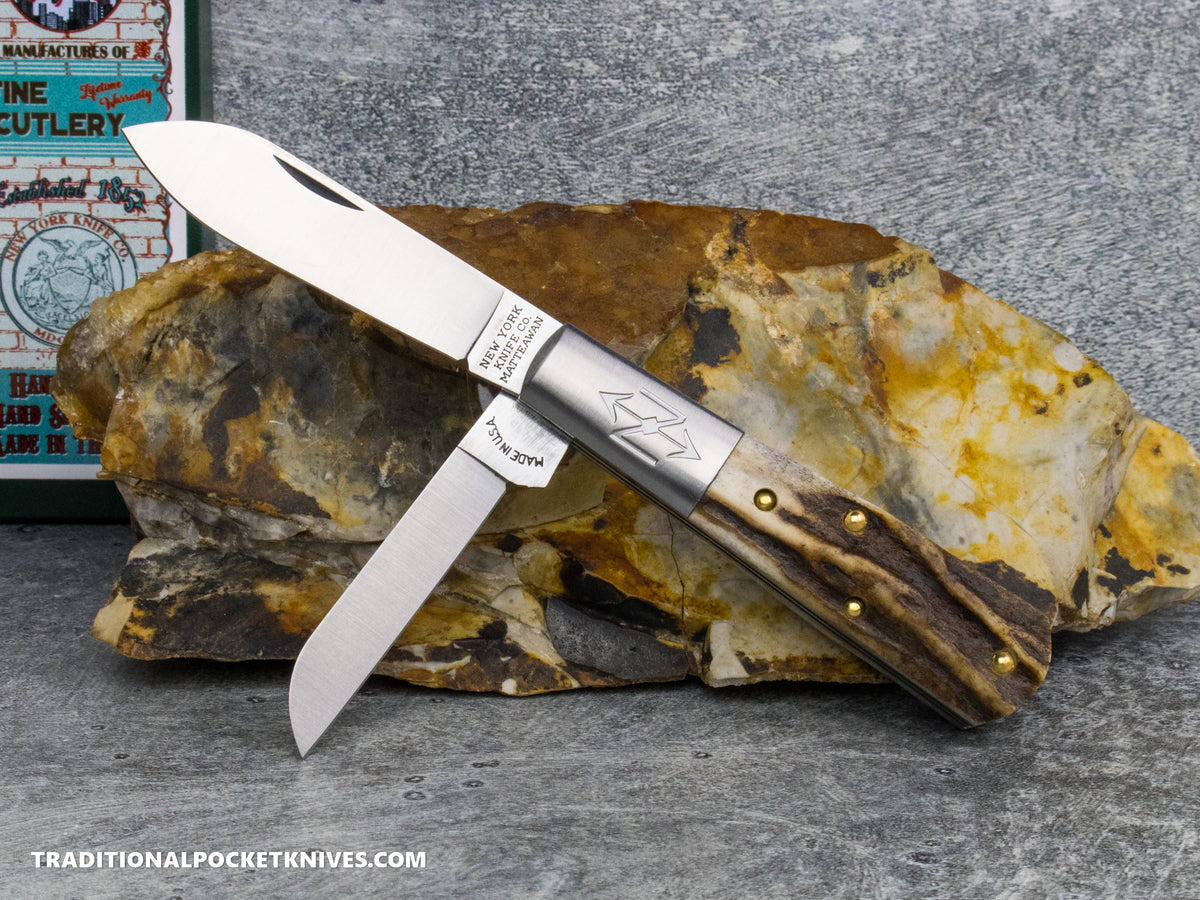Cooper Cutlery New York Knife Co. Barlow Stag (M2506 S) #1