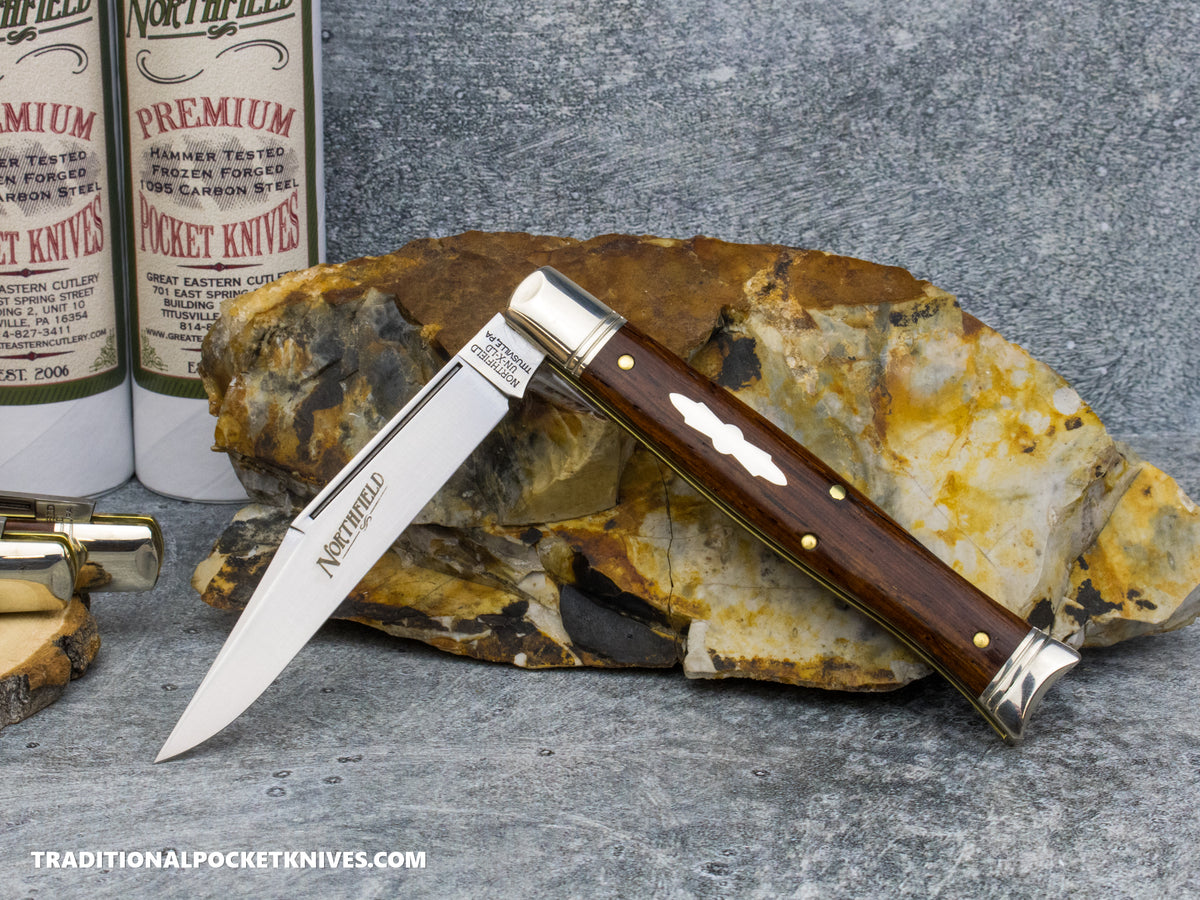 Great Eastern Cutlery #631126 Northfield UNXLD Fish Tail Cocobolo Wood *Satin*