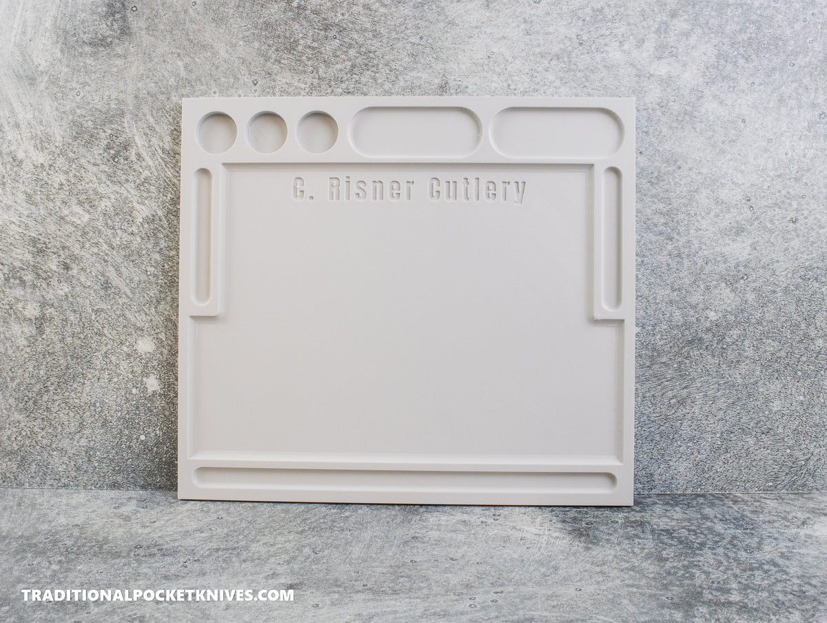 C. Risner Cutlery Knife Breakdown Tray Gray