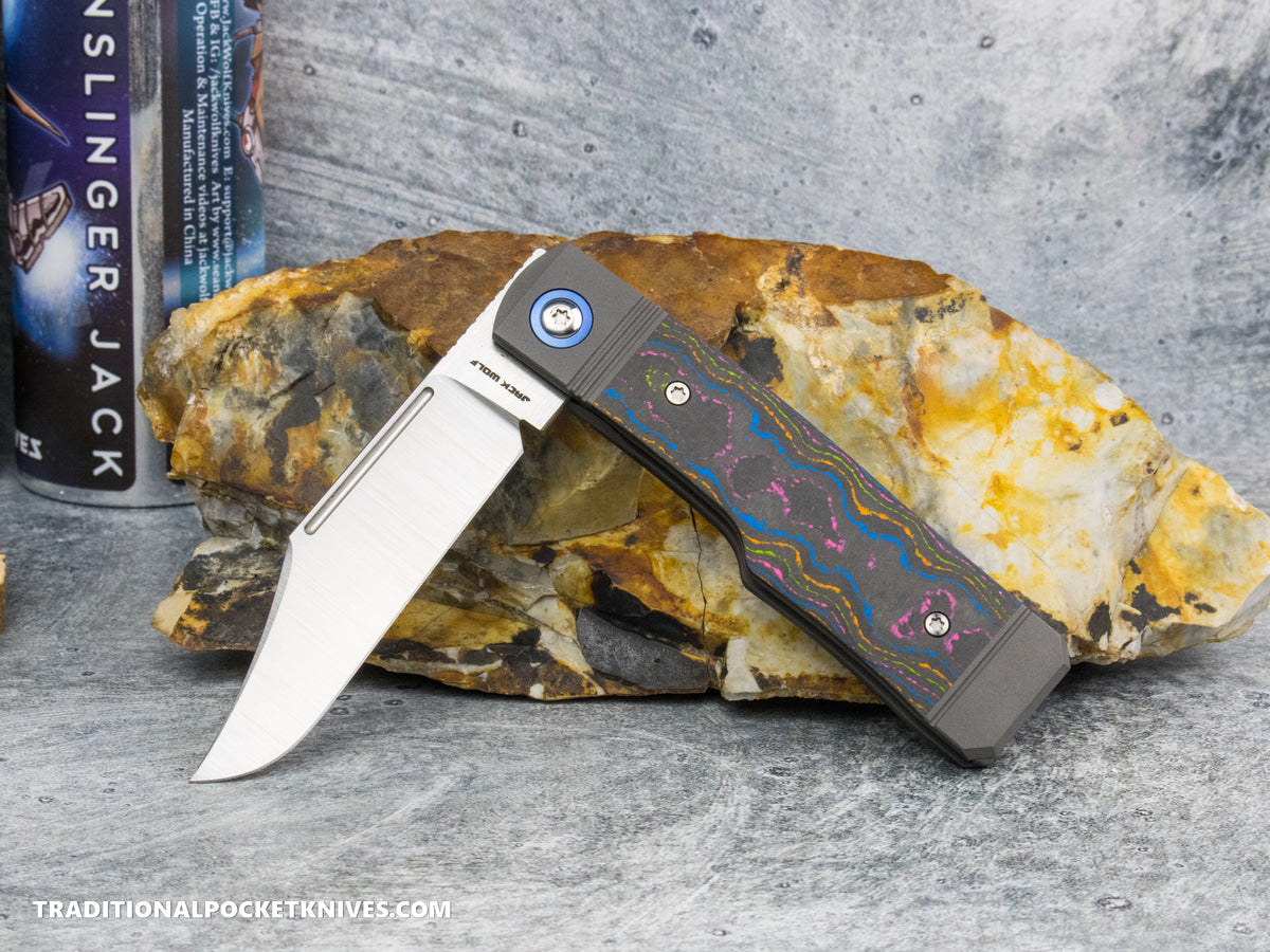 Jack Wolf Knives Gunslinger Jack CamoCarbon 80's #4