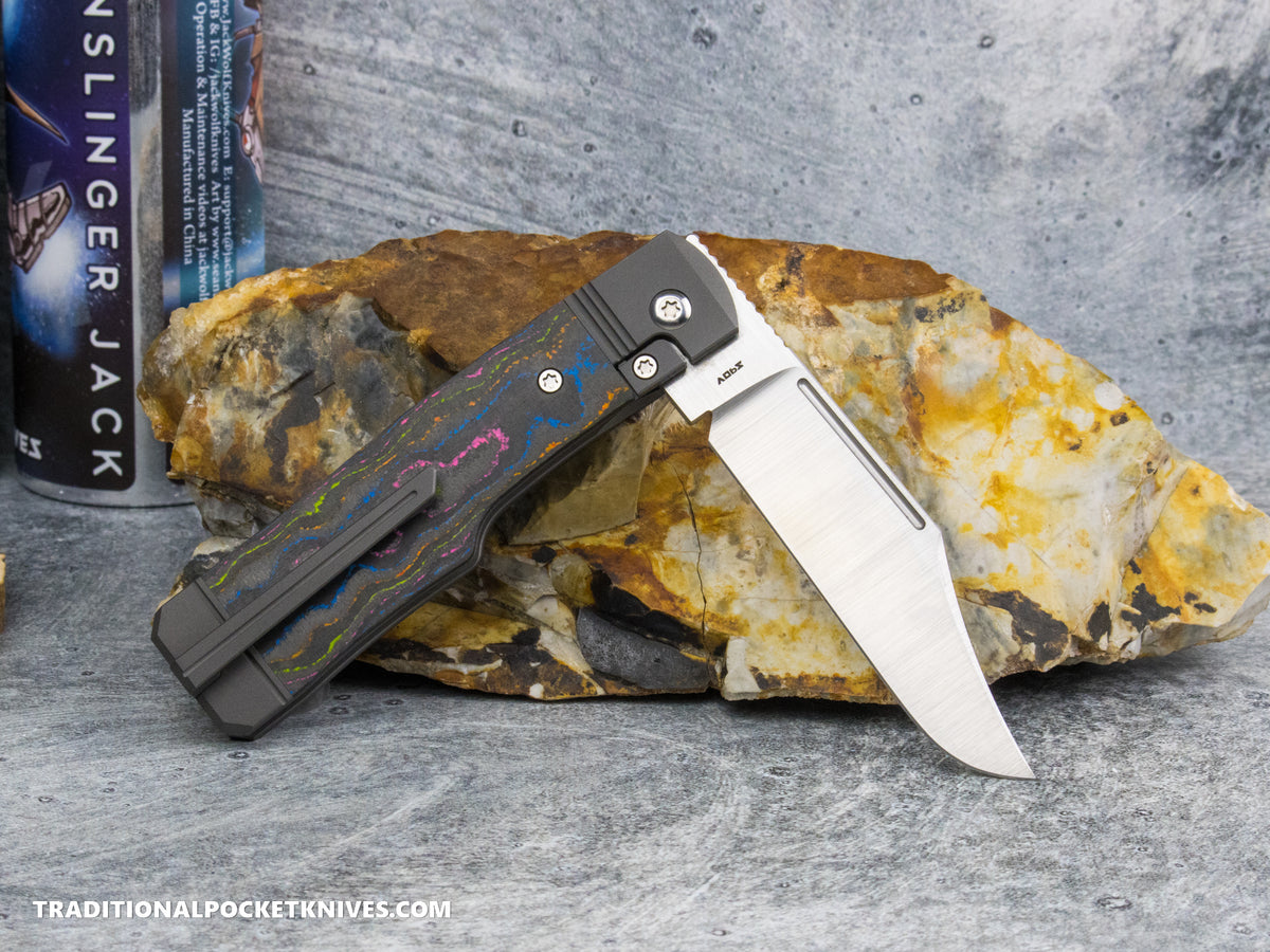 Jack Wolf Knives Gunslinger Jack CamoCarbon 80's #4