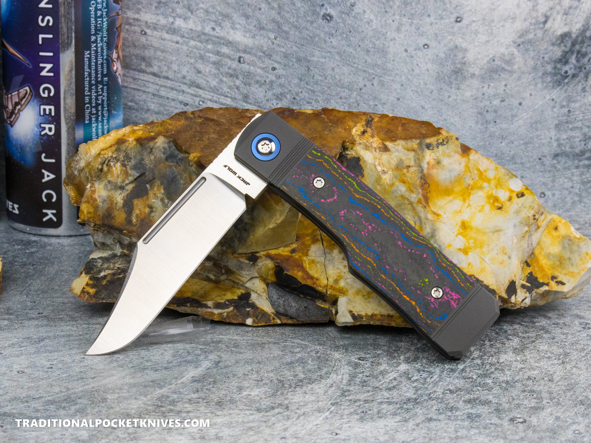Jack Wolf Knives Gunslinger Jack CamoCarbon 80's #7