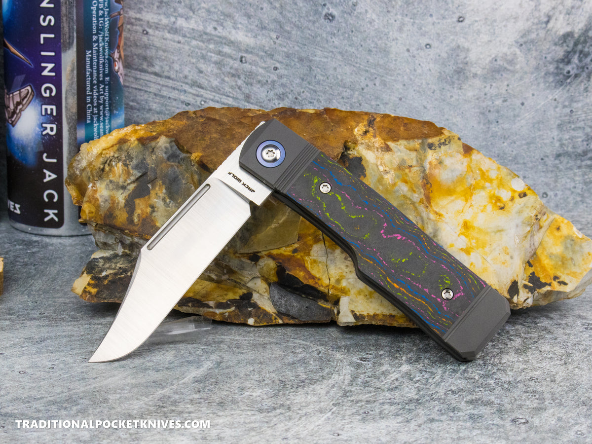 Jack Wolf Knives Gunslinger Jack CamoCarbon 80's #9