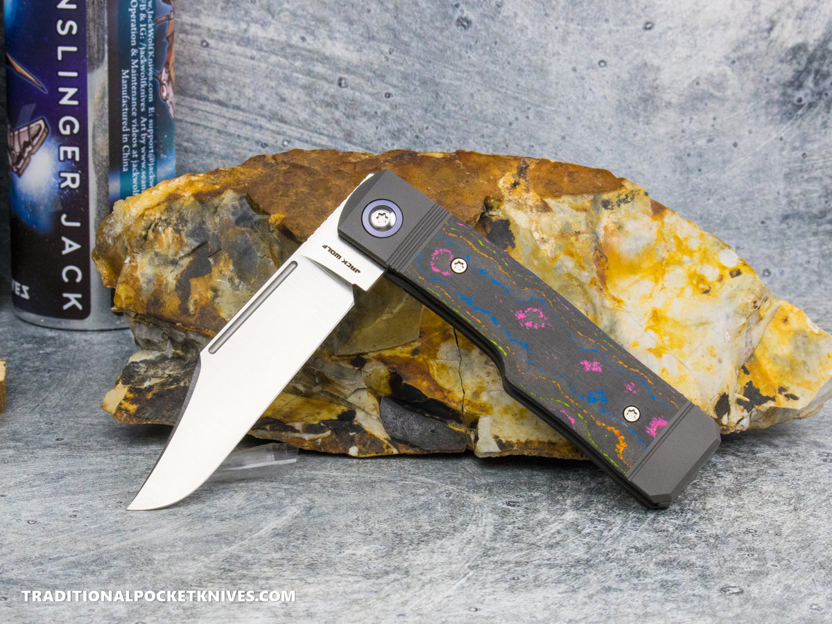 Jack Wolf Knives Gunslinger Jack CamoCarbon 80's #10