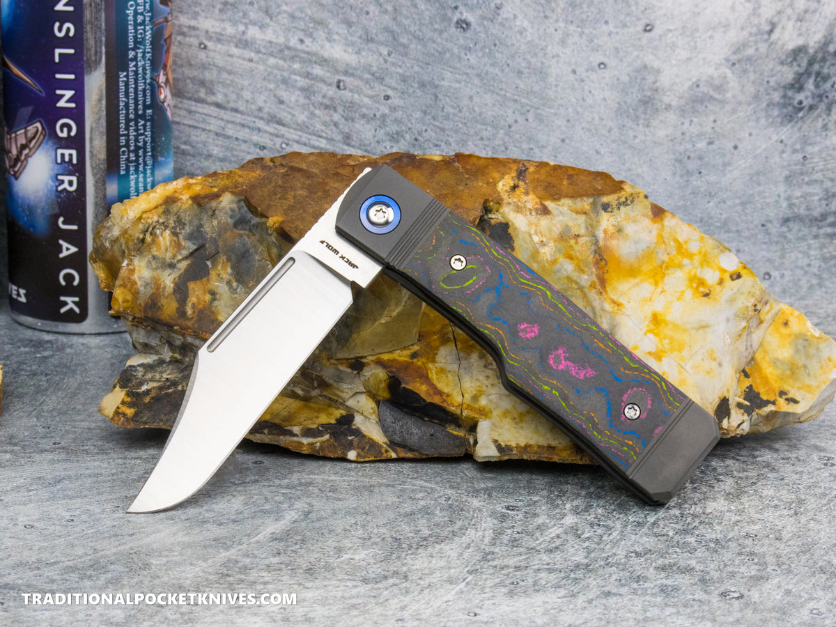 Jack Wolf Knives Gunslinger Jack CamoCarbon 80's #11