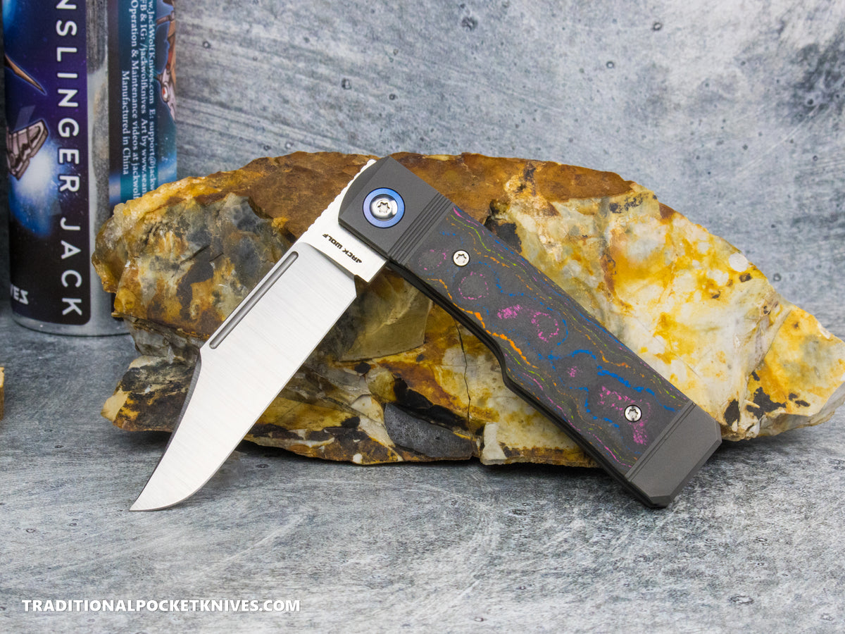 Jack Wolf Knives Gunslinger Jack CamoCarbon 80's #12