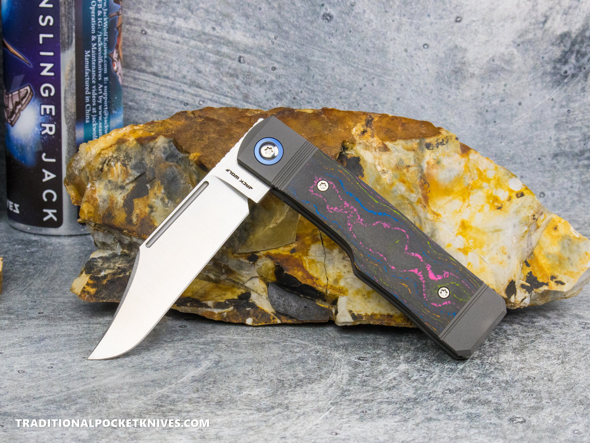 Jack Wolf Knives Gunslinger Jack CamoCarbon 80's #13