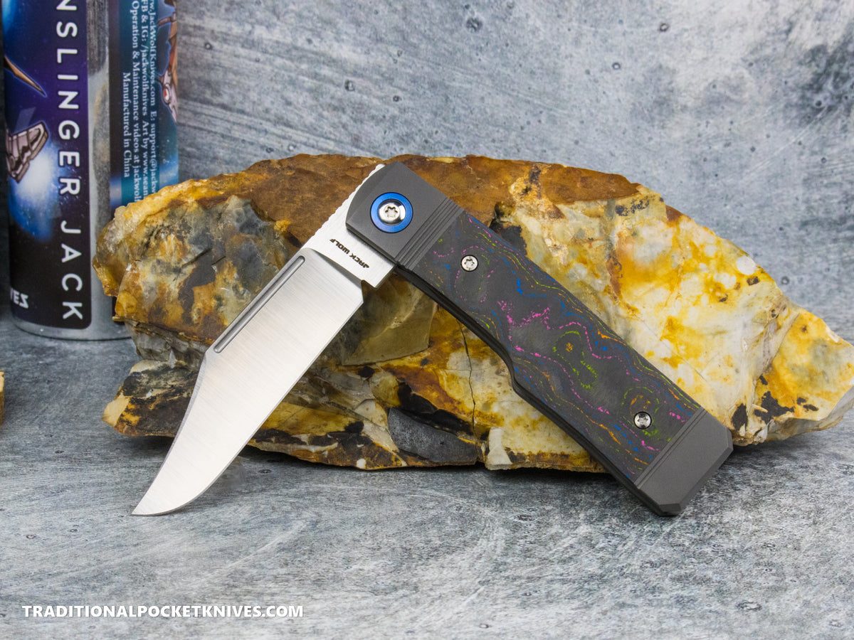 Jack Wolf Knives Gunslinger Jack CamoCarbon 80's #14