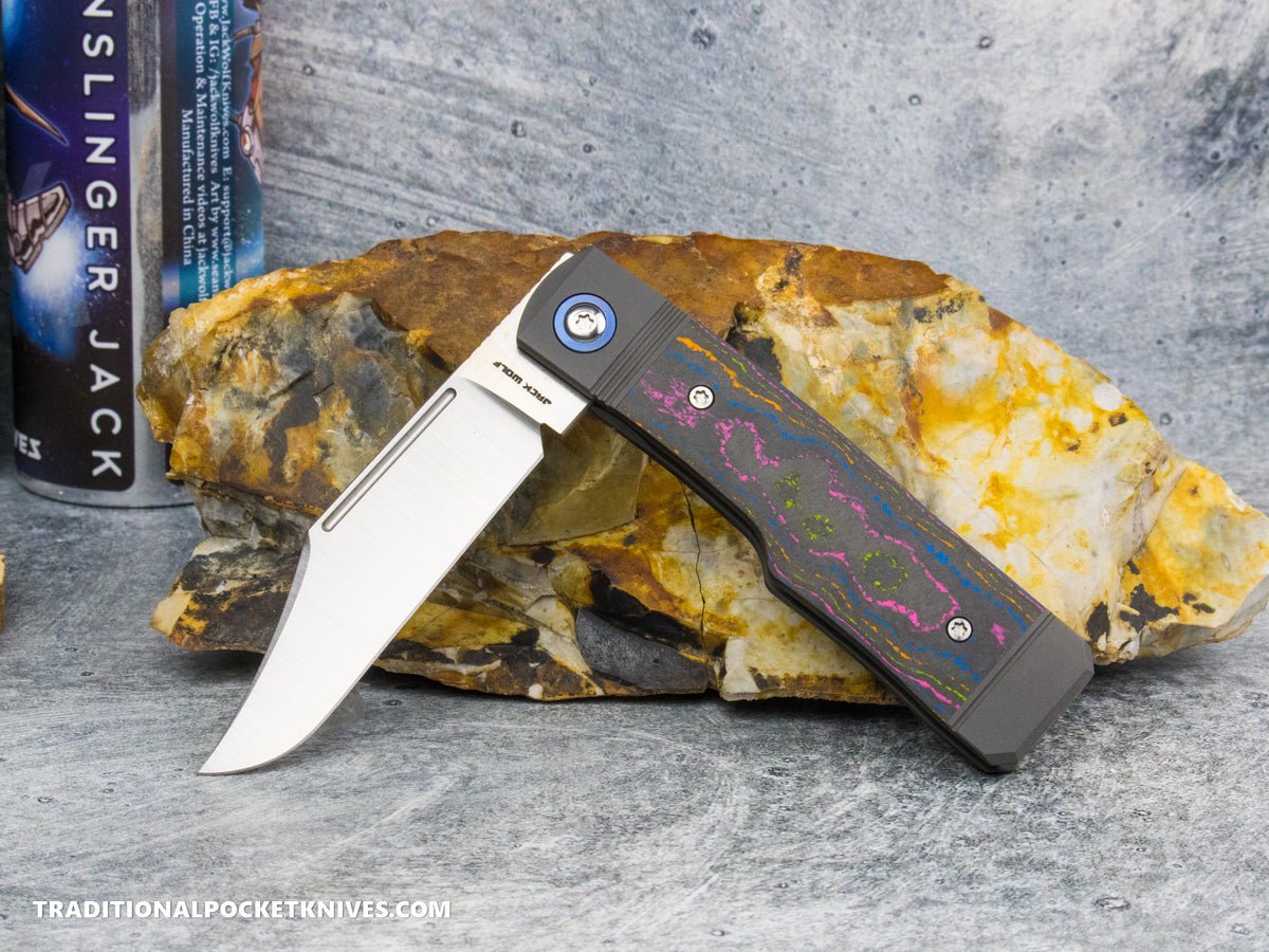 Jack Wolf Knives Gunslinger Jack CamoCarbon 80's #15
