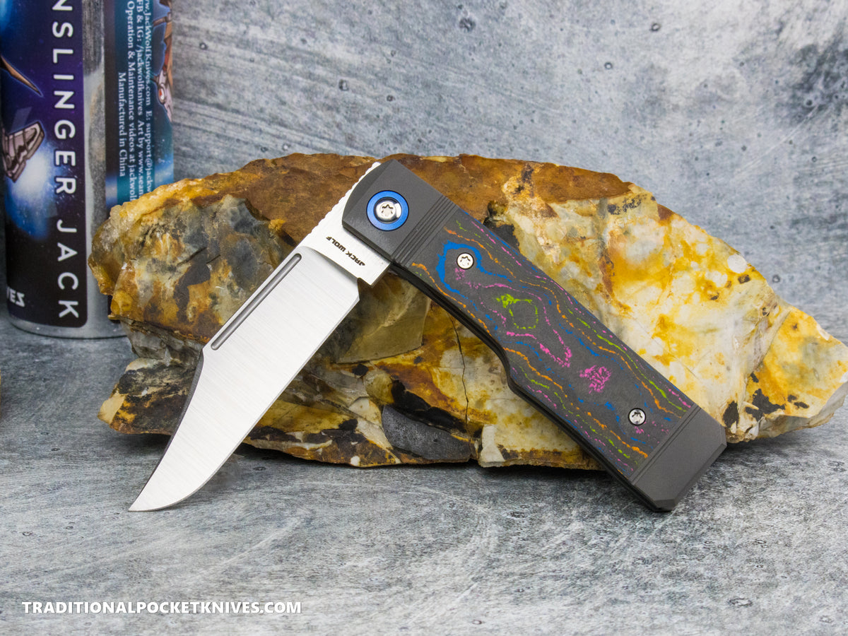 Jack Wolf Knives Gunslinger Jack CamoCarbon 80's #16