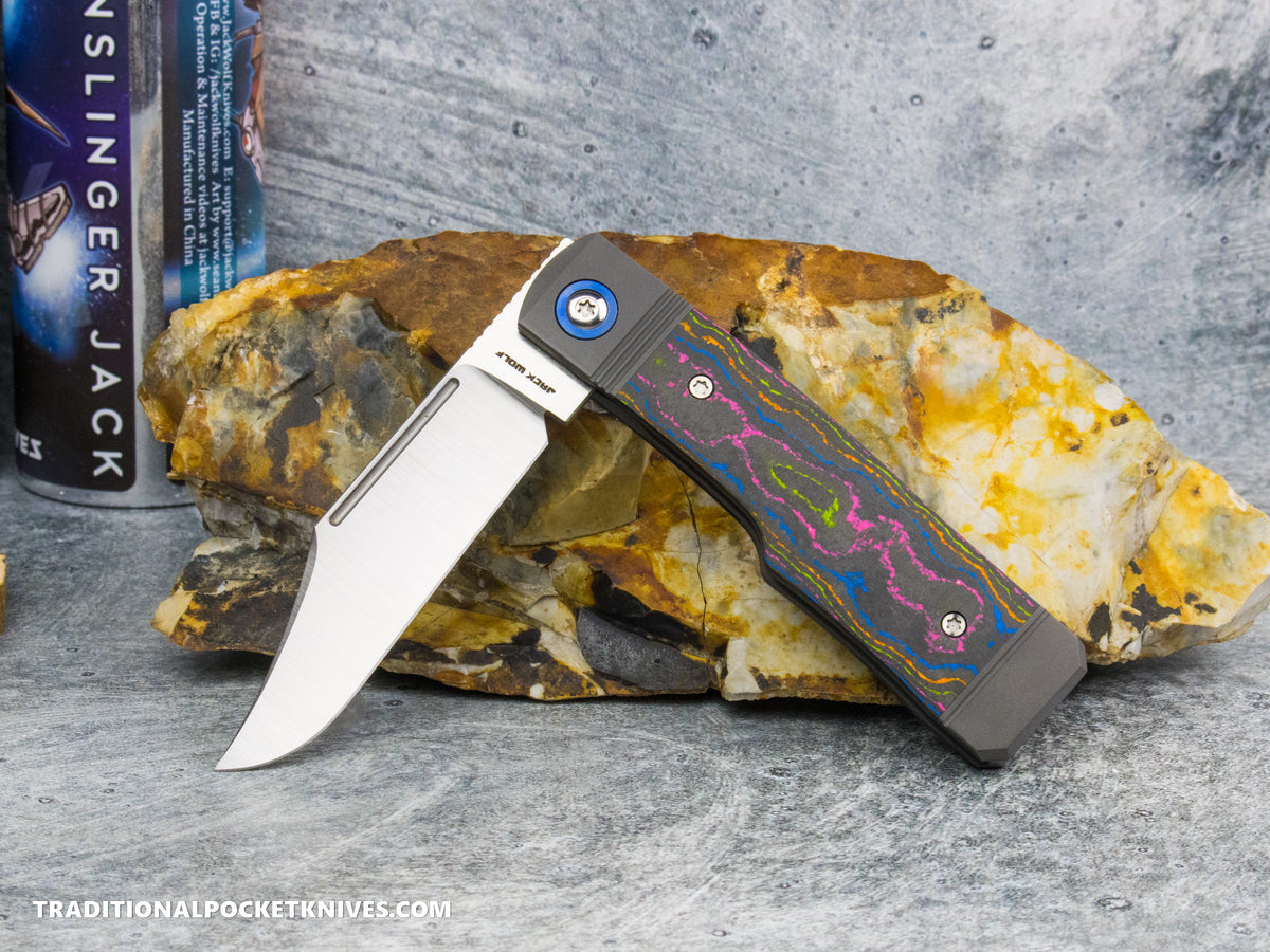 Jack Wolf Knives Gunslinger Jack CamoCarbon 80's #18