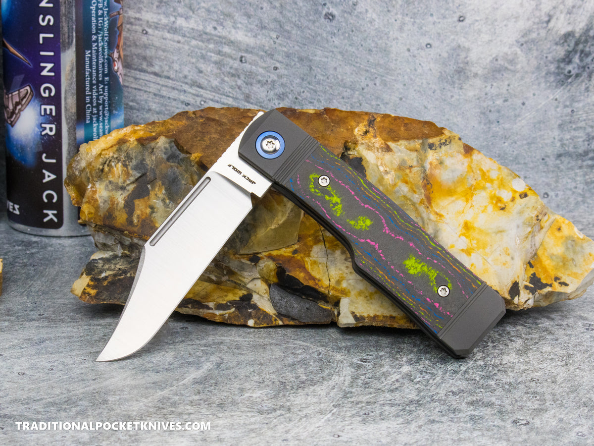 Jack Wolf Knives Gunslinger Jack CamoCarbon 80's #20
