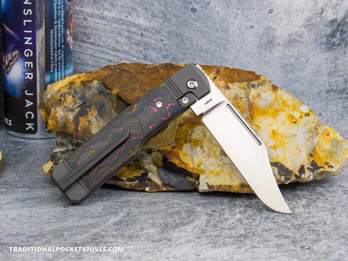 Jack Wolf Knives Gunslinger Jack CamoCarbon 80's #2