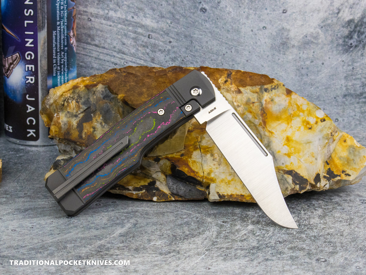 Jack Wolf Knives Gunslinger Jack CamoCarbon 80's #3