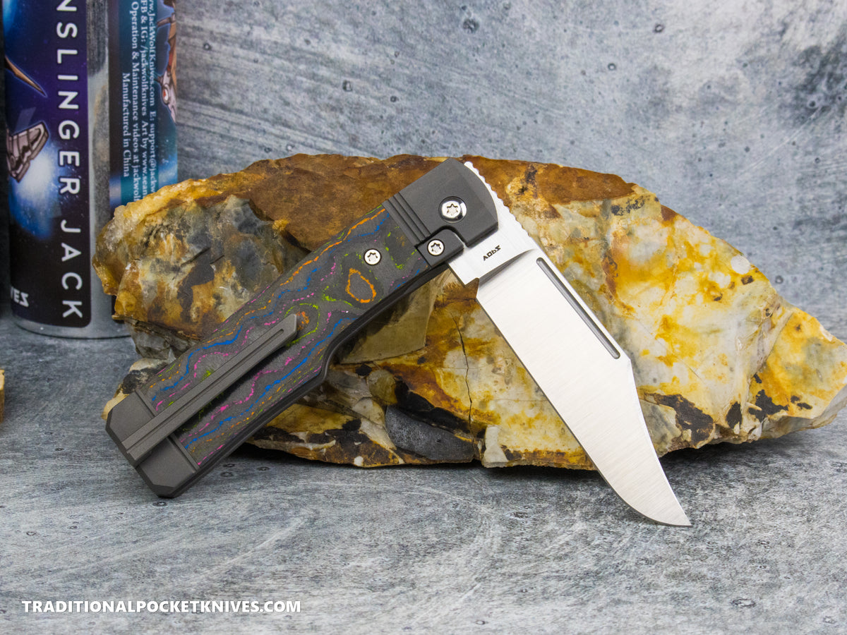 Jack Wolf Knives Gunslinger Jack CamoCarbon 80's #5