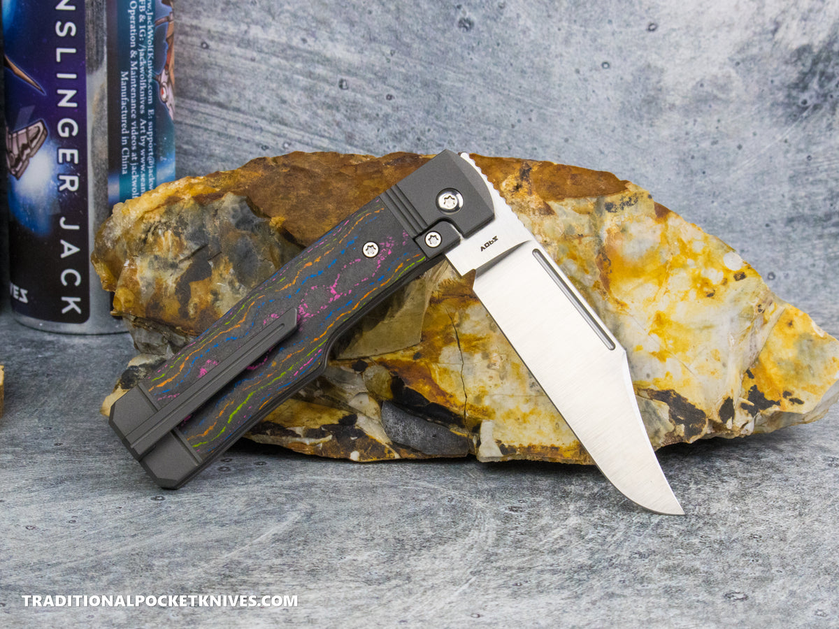 Jack Wolf Knives Gunslinger Jack CamoCarbon 80's #6