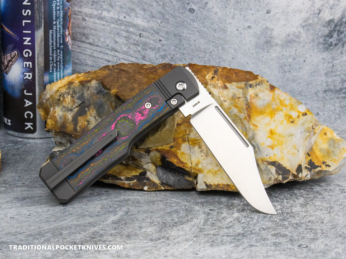 Jack Wolf Knives Gunslinger Jack CamoCarbon 80's #7
