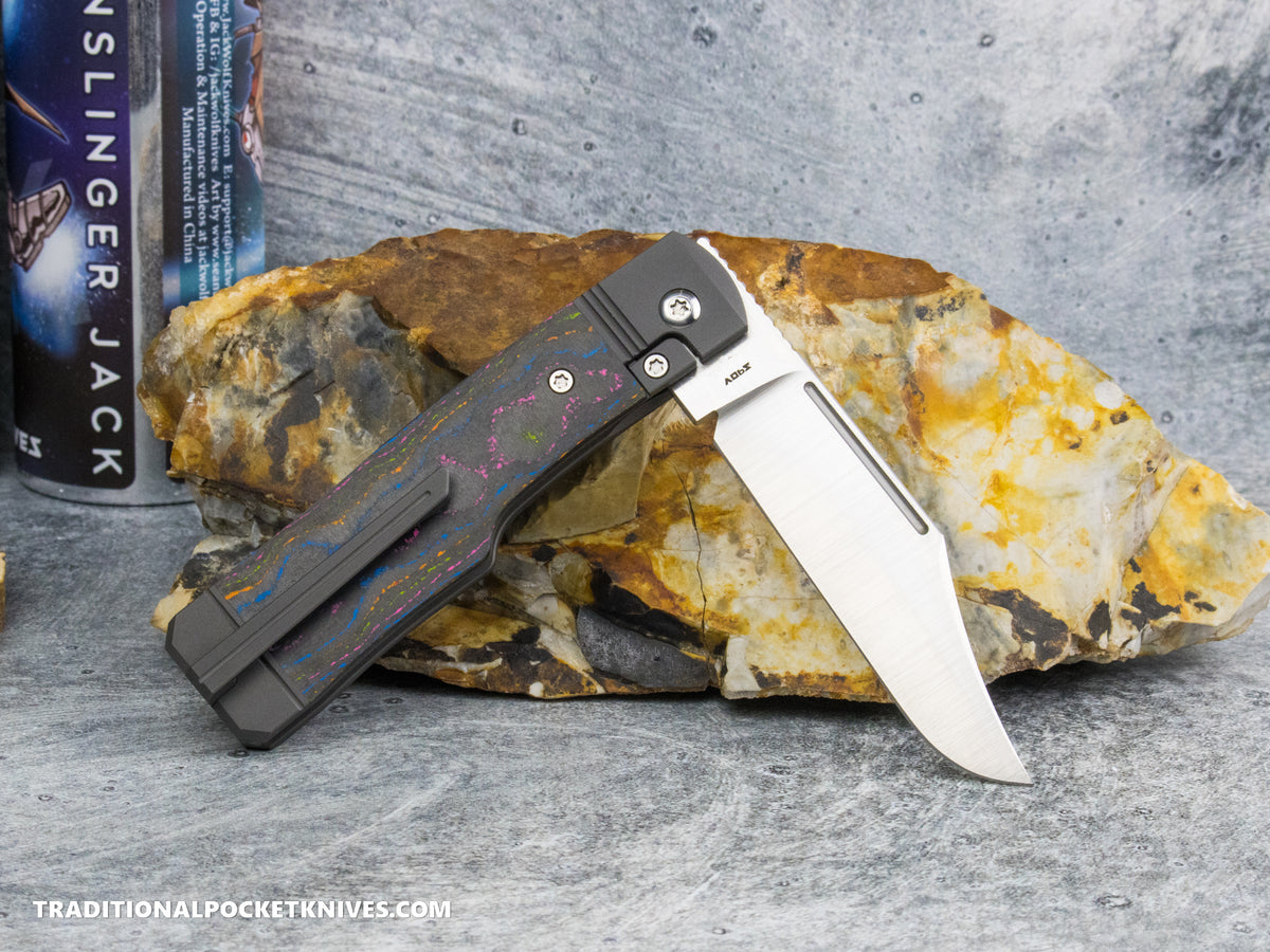 Jack Wolf Knives Gunslinger Jack CamoCarbon 80's #9
