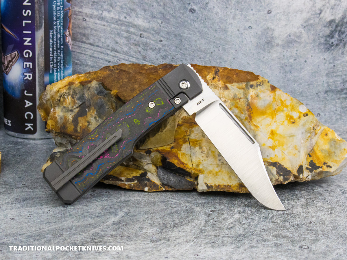 Jack Wolf Knives Gunslinger Jack CamoCarbon 80's #10