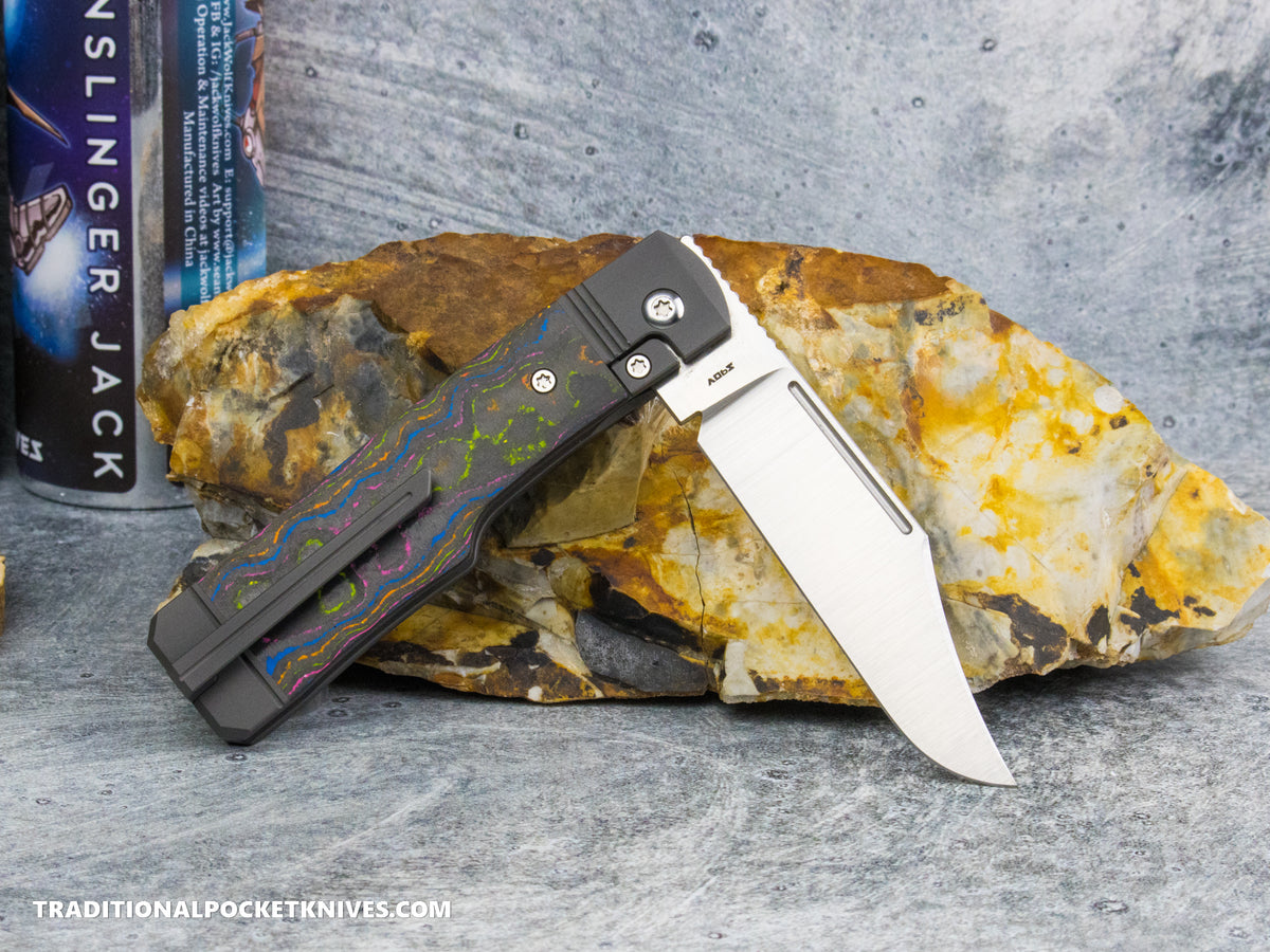 Jack Wolf Knives Gunslinger Jack CamoCarbon 80's #15